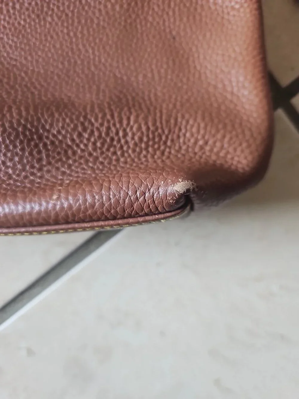 Dooney & Bourke Large Pebble Grain Leather Slouch Hobo Handbag